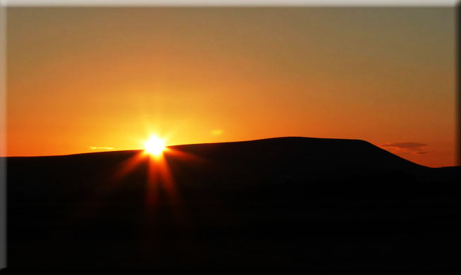 Pendle Sunset