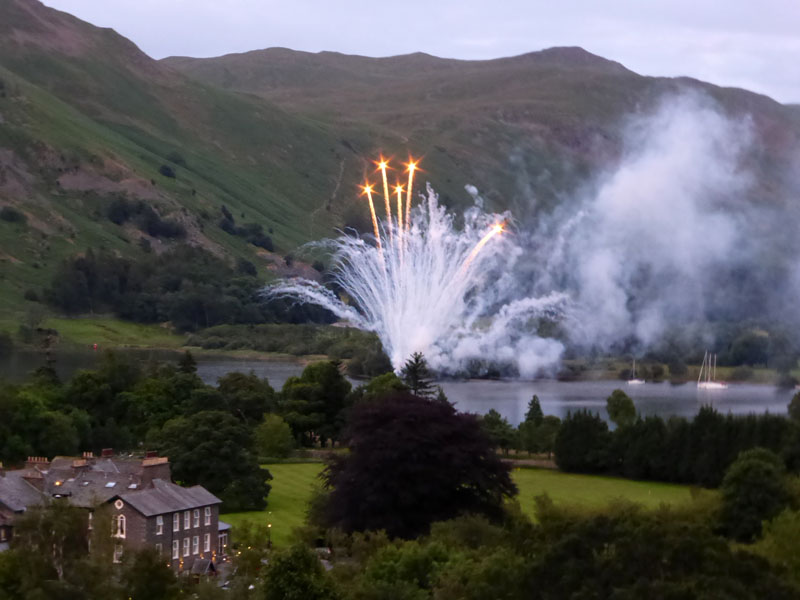 Fireworks on Ullswater