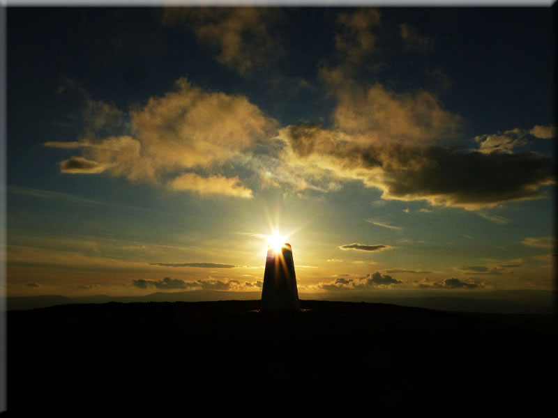 Sunset on Pendle