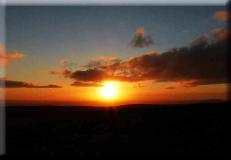 Pendle Sunset