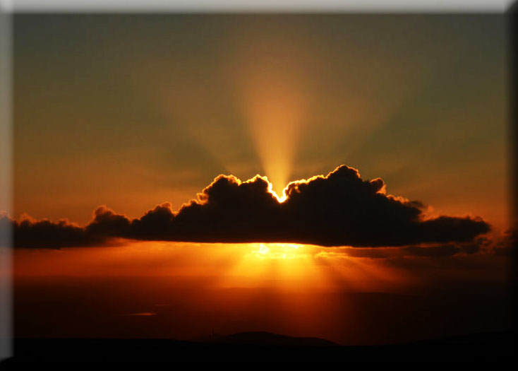 Sunset from Pendle Hill