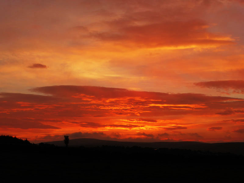 Sunrise over Boulsworth Hill