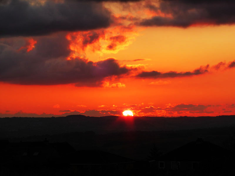 Sunset from home