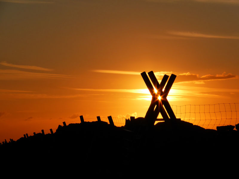 Stile at Sunset