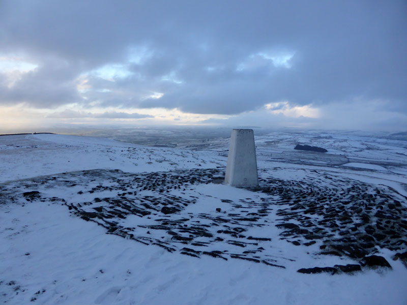 Wintry Pendle