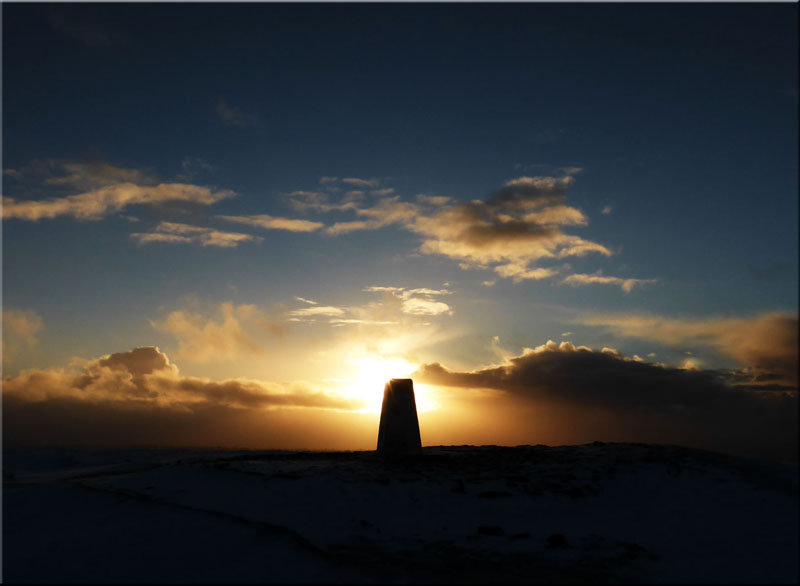 Pendle Sunset