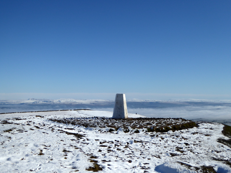 Pendle in Snow