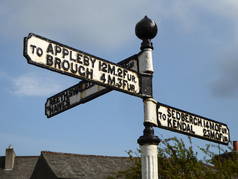 Furlong signpost