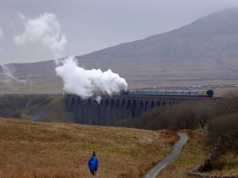 Tornado on Ribblehead Viaduct