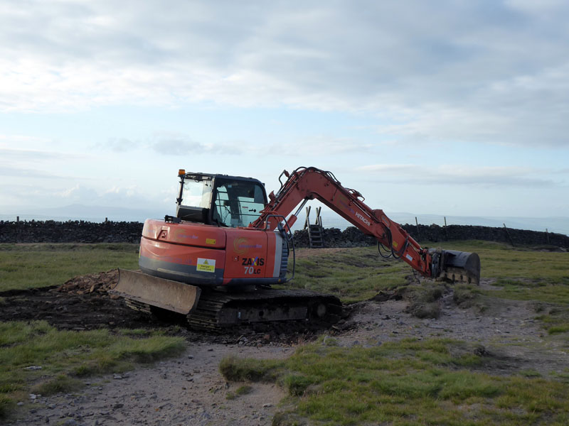 Digger on Pendle