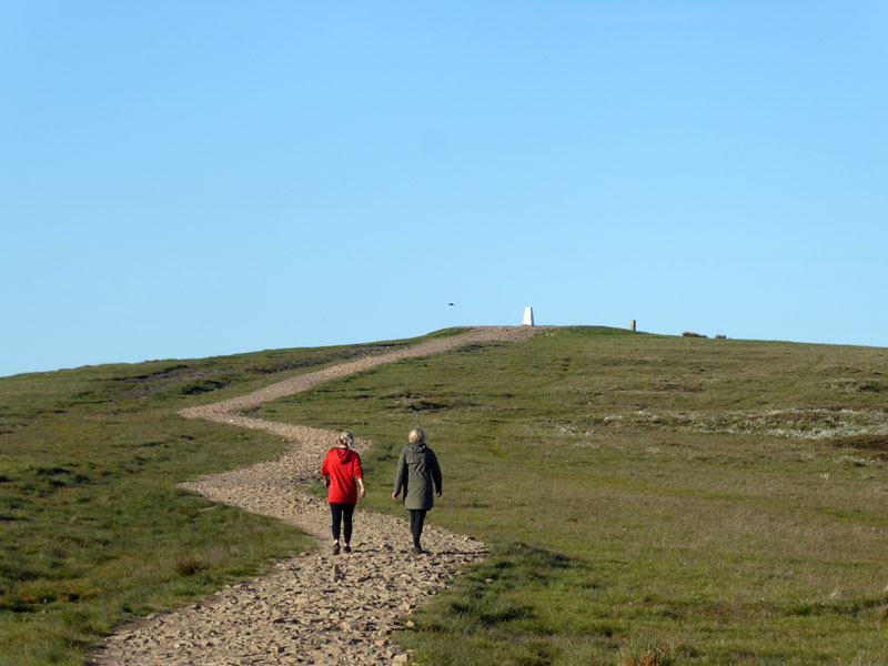 Walkers on Pendle Hill