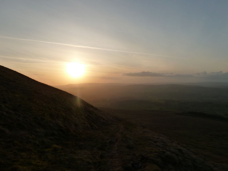 Pendle sunset