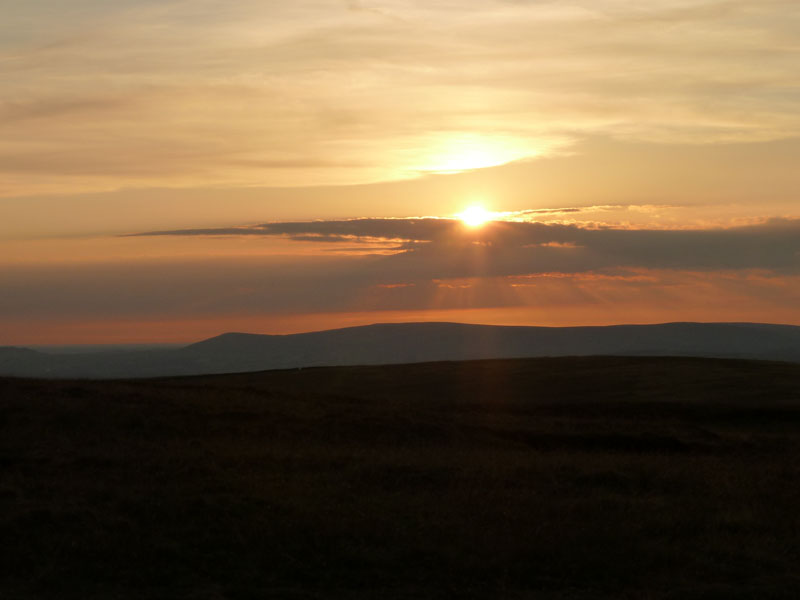 Sunset over Parlick