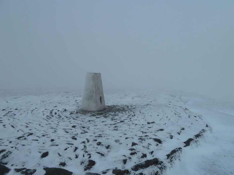 Pendle in snow
